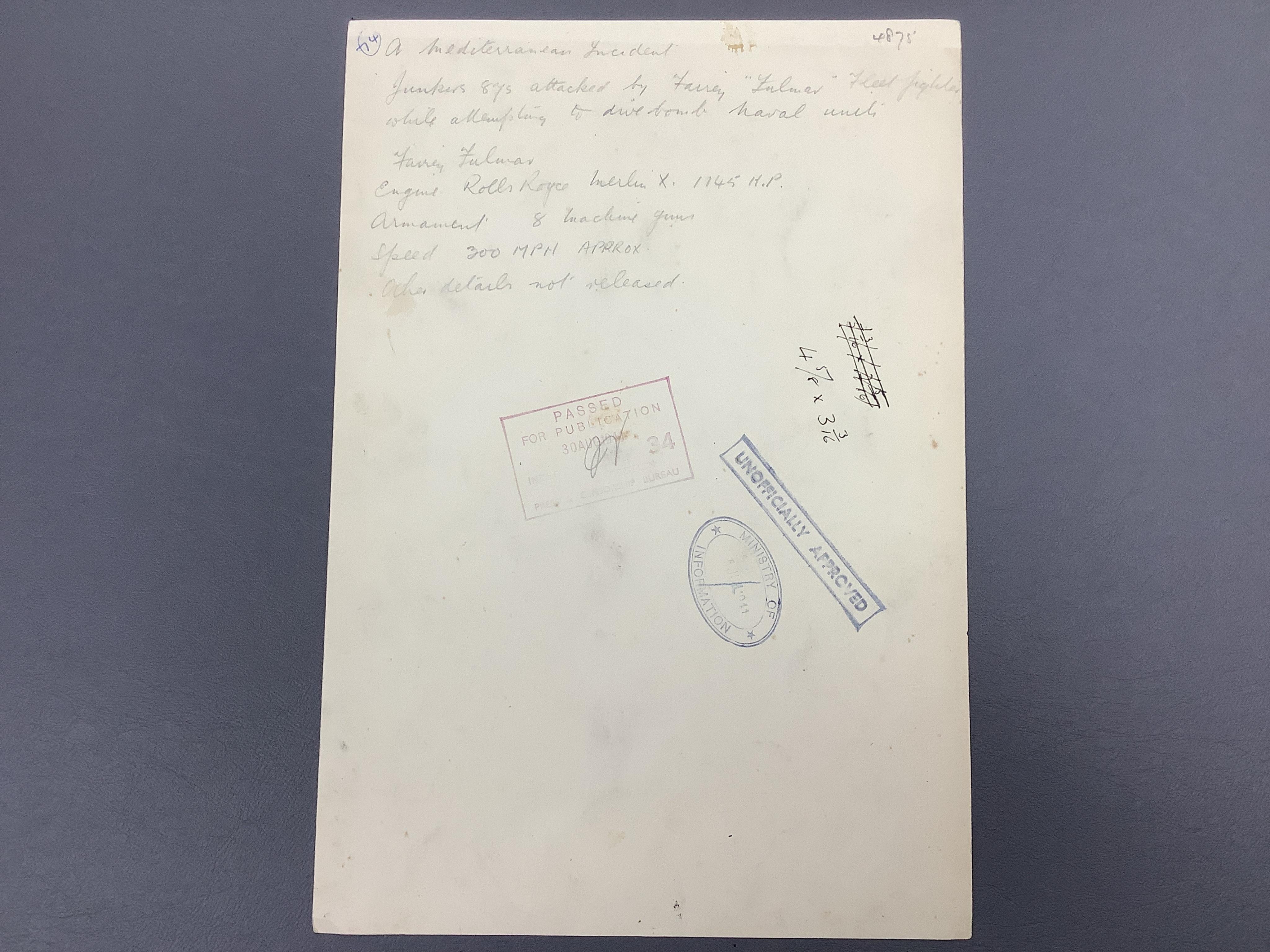 AFD Bannister, set of three original WWII watercolours for post card designs, Fleet Air Arm Aircraft to include ‘Blackburn Skuas attacking German Warships’ and ‘Fairey Albacore Torpedo Carriers Attacking a German Convoy’